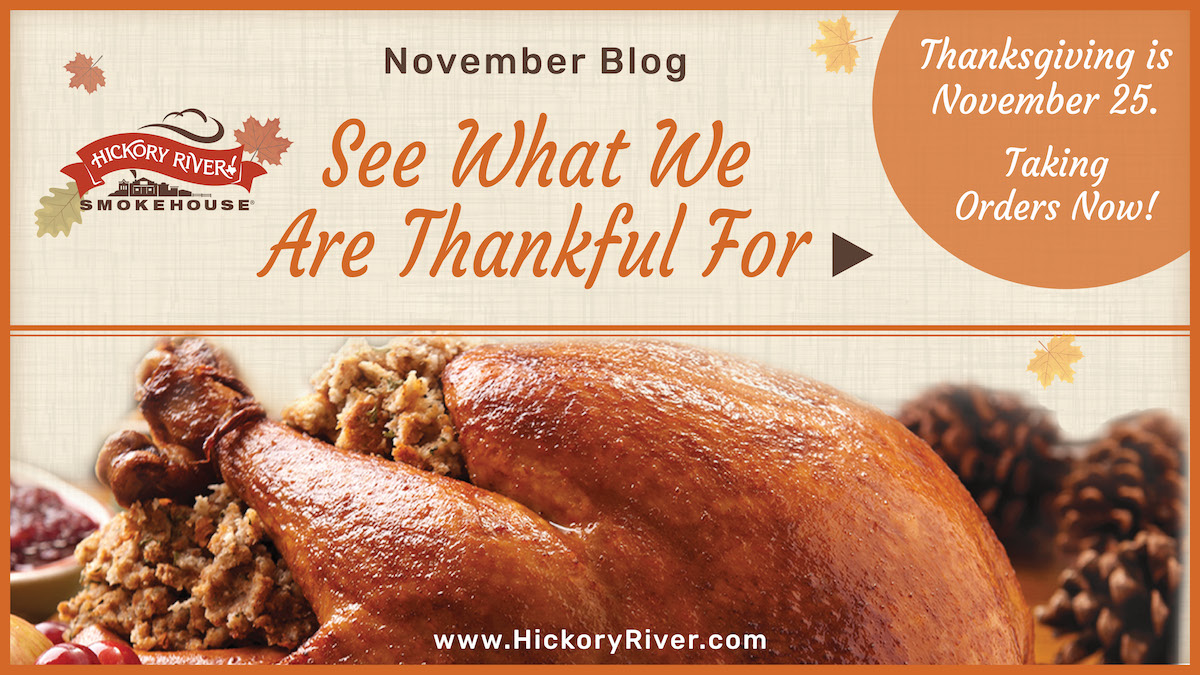 The Word Thankful • Hickory River Smokehouse